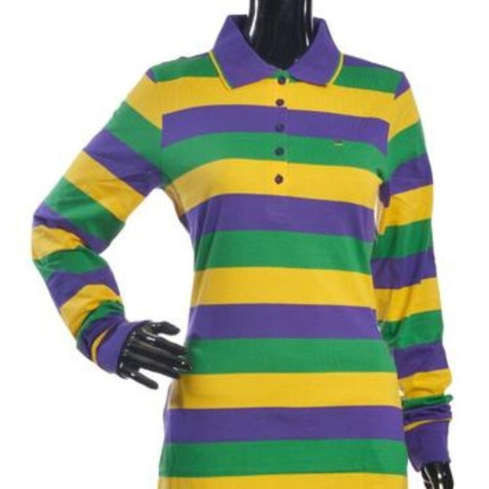 Womens Mardi Gras Classic Dress Purple Green Gold